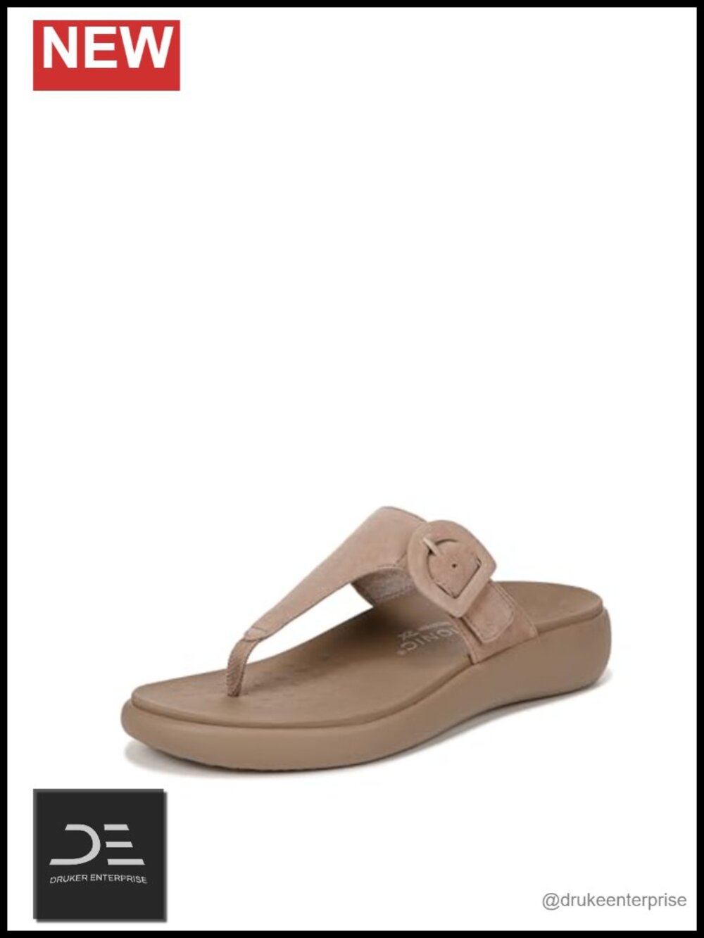 Vionic Activate Thong Sandals Arch Support Suede Flip Flops